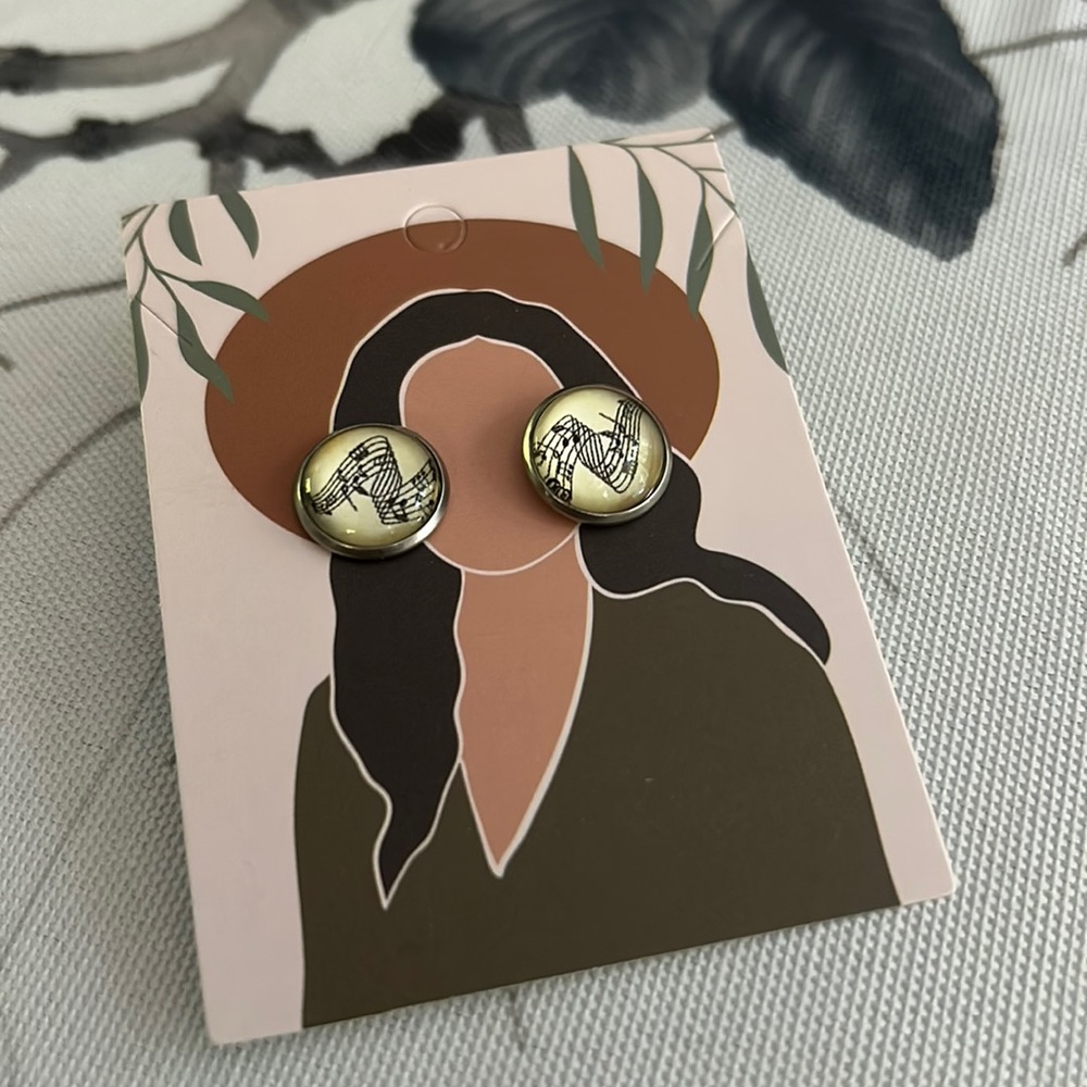 Music Stud Earrings